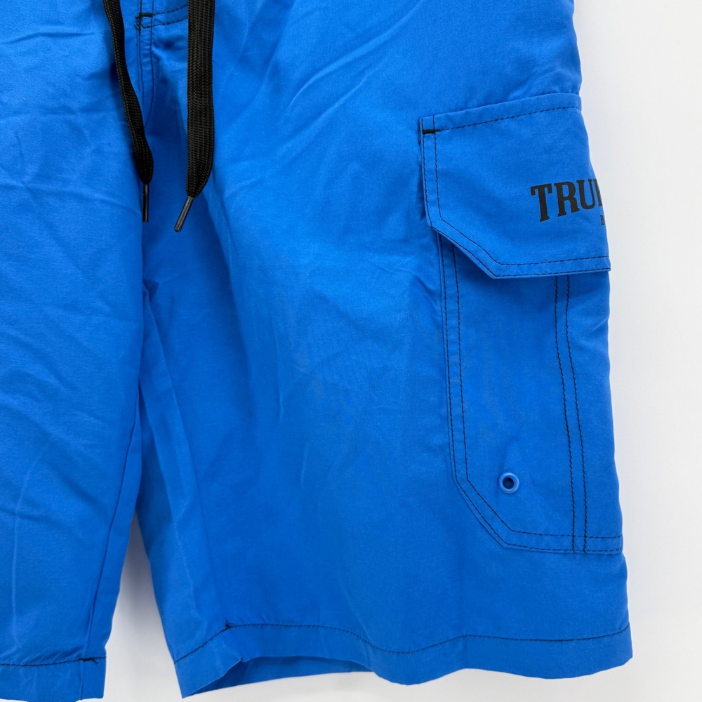 True‎ Religion Flap Pocket Cargo Board Shorts Mens Medium Swim Trunks Beach NWT - Picture 5 of 15